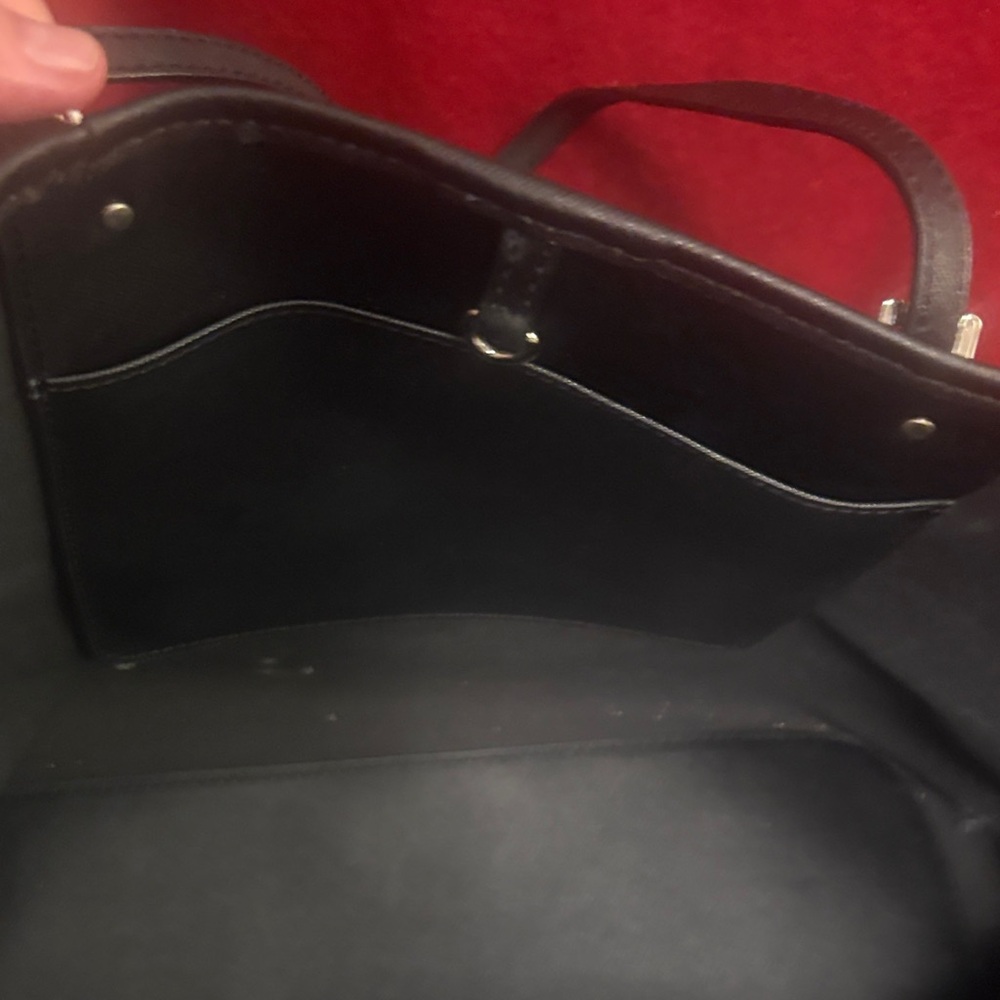 Michael Kors Black and White Polka Dot Tote - Picture 3 of 7